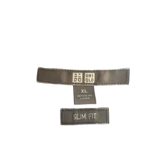 Uniqlo slim fit blue striped dress shirt - Picture 3 of 8